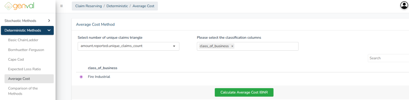 Calculate Average Cost