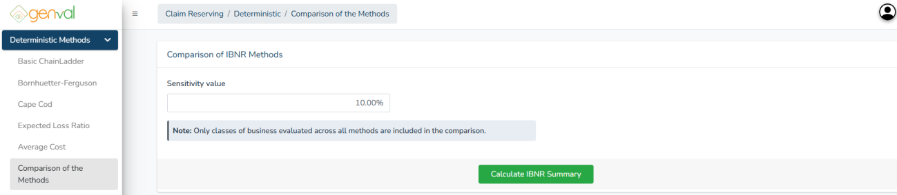 Calculate IBNR Summary